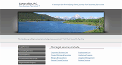 Desktop Screenshot of carterallen.com